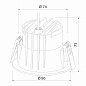 Встраиваемый точечный светильник Light LED 3002 Elektrostandard a058919 — фото 3