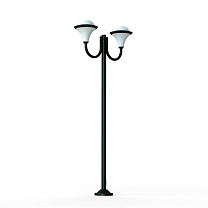 Dallas N° 10; Opal polycarbonate E27 75W; Slate grey