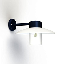 Aubanne N° 1; Clear glass E27 23W; Steel blue