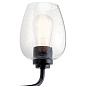 Valserrano 24" 3 Light Vanity Light Clear Seeded Glass Black настенный светильник 45129BKCS Kichler — фото 2