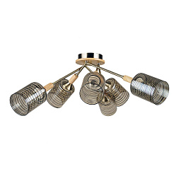 A4536PL-6AB Arte Lamp MARIA потолочная люстра с тремя стеклянными плафонами