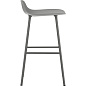 602775 Normann Copenhagen Form Барный стул на стальной основе, 65 см, серый — фото 2