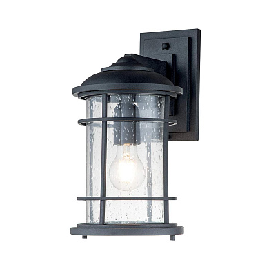 Настенный уличный светильник Lighthouse Feiss FE-LIGHTHOUSE2-M-BLK текстурированный черный