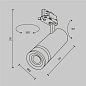 TR198-3-20W4K-Z-B Maytoni Focus Zoom Трековый светильник 20W 1400лм Черный — фото 9