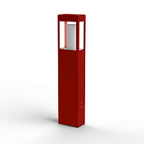 Tetra N° 3; Clear polycarbonate E27 70W; Tomato red