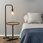 01046 Faro GUEST Black floor lamp торшер