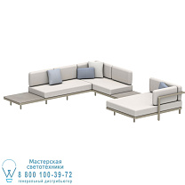 ALURA LOUNGE SET 17A SAND BATYLINE ЖЕМЧУЖНО-СЕРЫЙ Royal Botania