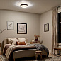 Lytham 20.5" 3 Light Flush Mount Black потолочный светильник 42276BK Kichler — фото 1