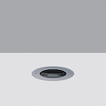Light Up Family Floor recessed Earth D=137mm -Flush-mount stainless steel frame - Neutral white - Wall Washer Super Comfort optic 11.6W 195lm - 4000K - Colour: Steel