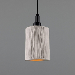MLCMBP031 Mullan Lighting Senna подвесной светильник с керамическим цилиндрическим плафоном матового белого цвета