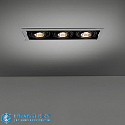 Mini multiple for 3x LED GE alu-black Modular