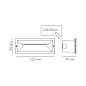 GUIDE L 13.27 DG Led Technology уличный настенный светильник — фото 1