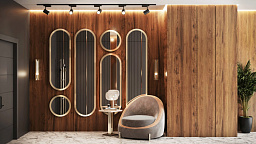 CLEO.90 Castro lighting Cleo зеркало овальной формы в широкой раме