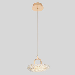 FELICIDAD SP9W LED Crystal Lux FELICIDAD подвесной светильник с хрустальным рассеивателем и компактным корпусом