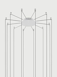 R10L12 1000 Lodes Canopy Основание подвесного светильника