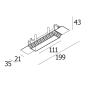 MOUNTING KIT DOT.COM M4 TRIMLESS Delta Light ICR — фото 1