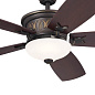 56" Crescent 5 Blade LED Indoor Ceiling Fan Olde Bronze люстра-вентилятор 300325OZ Kichler — фото 11