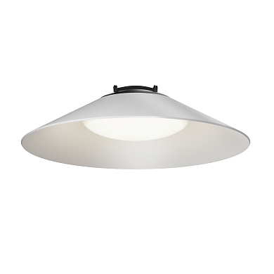 подвесной светильник с куполообразным плафоном белого цвета