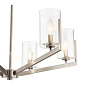 Nye 14.75" 6 Light Chandelier with Clear Glass Classic Pewter люстра 52314CLP Kichler — фото 3