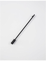 Sandy Black Aluminium LED 10 Watt 220-240 Volt 366Lm 3000K IP20 L: 60 W: 7 H: 3.5 cm