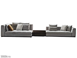 Blazer Секционный тканевый диван Minotti