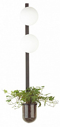 4681/2WA Odeon Light Flower настенное бра с вертикальной композицией шаров и подставкой для зелени