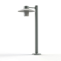 Aubanne N° 3; Frosted glass E27 23W; Metal grey