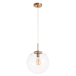 A1930SP-1AB Arte Lamp VOLARE подвесной светильник с прозрачным шаром на латунной арматуре