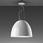 Artemide Nur Gloss SP LED современный подвесной светильник в форме купола — фото 1