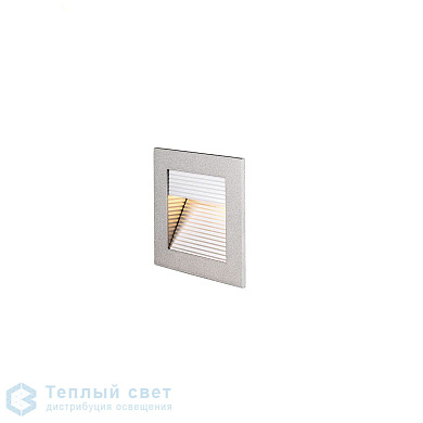 настенный светильник с косым рассеивателем серого цвета 2700K