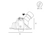 A3217PL-1WH Arte Lamp  точечный встраиваемый светильник GU10 1х50W — фото 3
