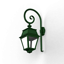 Avenue 2 N° 2; Clear glass Built-in LED 2700°K warm white 13W; British green