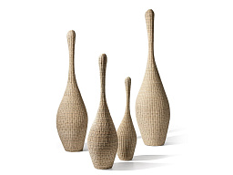 Bell + Bolla + Corallo Плетеный торшер Gervasoni
