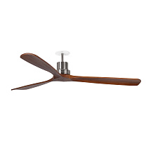 LANTAU RECESSED L Matt nickel/walnut fan Wall Control