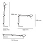 Artemide Tolomeo TL Mini алюминиевый настольный светильник — фото 4