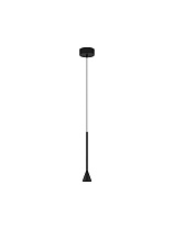 Triac Dimmable Black Aluminium LED 6 Watt 220-240 Volt 262Lm 3000K IP20 D: 6 H: 137 cm