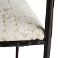 4897 Barbana Chair Facet Cream Chenille Arteriors мягкое сиденье