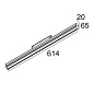 23368 9205 B Delta Light PR SPLITLINE M - Трековый светильник Dot.Comallwash 06 — фото 1