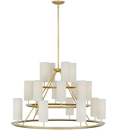 ARN5285G-L Visual Comfort Trevi люстра с несколькими абажурами на позолоченном каркасе
