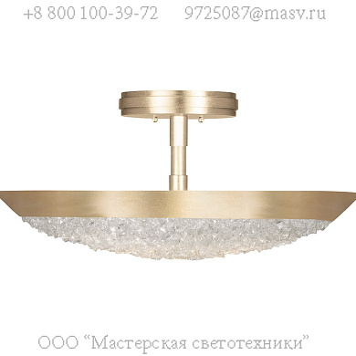 880040-1 Arctic Halo 20" Round Semi-Flush Mount полувстраиваемый светильник, Fine Art Lamps