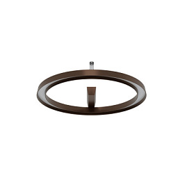 9324 Linea Light Group Lira потолочный уличный светильник с кольцевым корпусом коричневого цвета