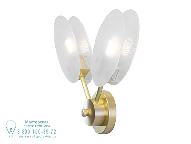 Present Светодиодный настенный светильник из латуни Patinas Lighting PID594397