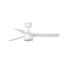 RUDDER TEK 3 S White/ash fan Wall Control black 2700K