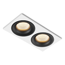 Потолочные светодиодные светильники Led technology CITY X 22.30 W 2FW NO DIM черный + белый