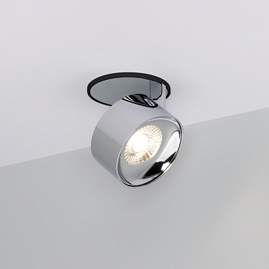 037999 Arlight Светильник SP-PLURIO-BUILT-R77-9W Warm3000 (BK-CHR, 36 deg, 230V)