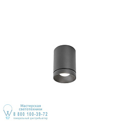 TAIO ROUND IP65 SURFACE 1.0 Anthracite Grey Wever Ducre Taio накладной настенный светильник серый цилиндрический