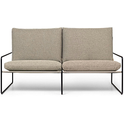 1104265434 Ferm Living Desert двухместный диван с мягкими подушками и металлическим каркасом