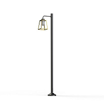 Lampiok 1 N° 7; Frosted glass E27 52W; Tinted lacquered brass