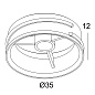 VISOR 39 B черный Delta Light аксессуар — фото 1