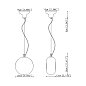 Подвесной светильник Ferroluce BumBum C2751 — фото 1